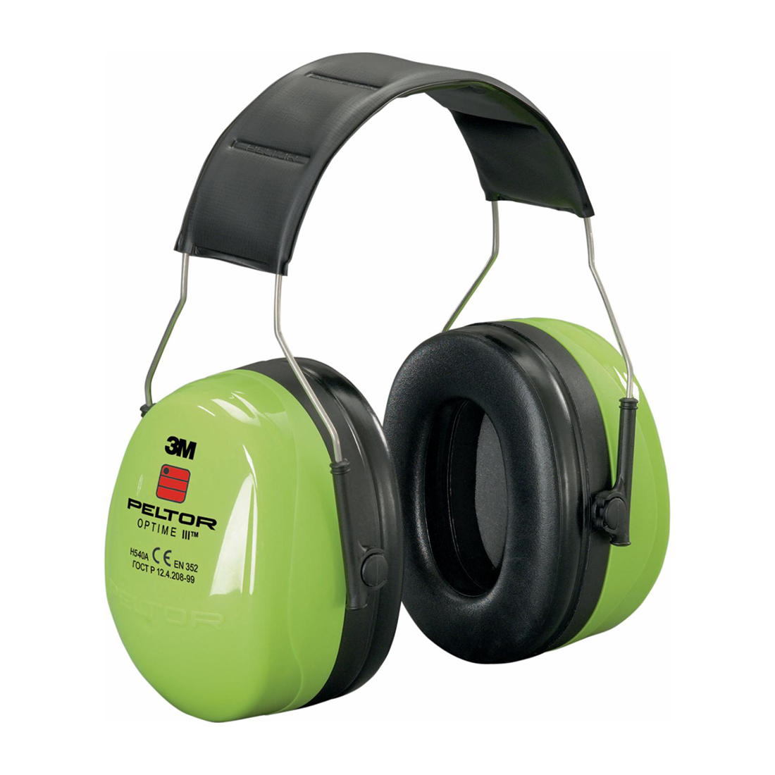 3M™ PELTOR™ Optime™ III Ear Muffs, Hi-Viz, Headband