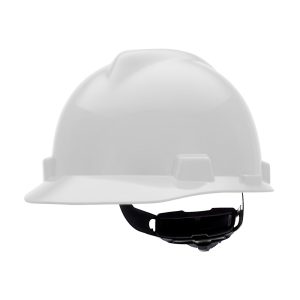 V-Gard Helmet Fas-Trac III PVC White